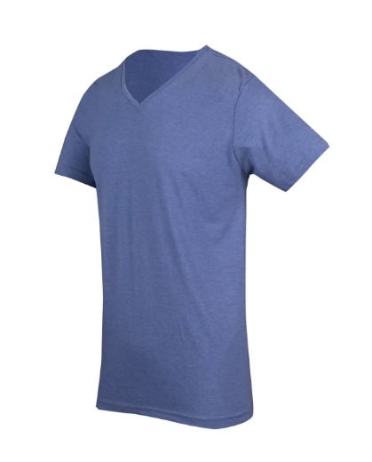 Picture of RAMO, Mens Marl V-Neck T-Shirt